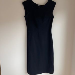 Dkny asymmetrical sleeve dress